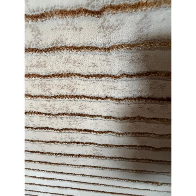 Apollo 2683 Modern Geometric Swirl Distressed Metallic Shimmer High-Density Textured Low Profile Short-Pile Beige/Grey/Bronze/Terra/Brown/Cream Rug