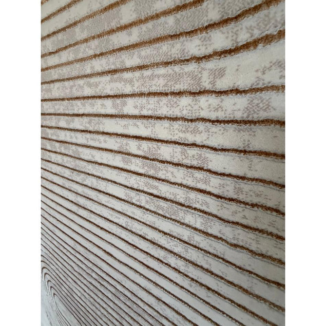 Apollo 2683 Modern Geometric Swirl Distressed Metallic Shimmer High-Density Textured Low Profile Short-Pile Beige/Grey/Bronze/Terra/Brown/Cream Rug