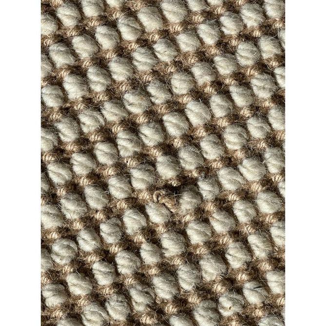 Korra Loop Jute & Wool Blend Flatweave Natural/Cream/Linen Rug