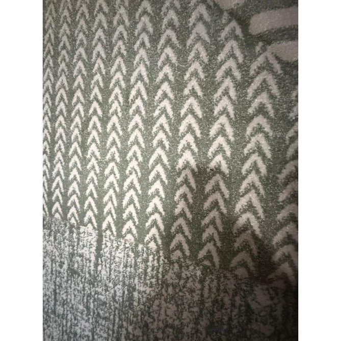 Catherine Lansfield Larsson Modern Abstract Durable Easy-Care Carved High Density Polyproplyene Light Sage Green/Cream Rug
