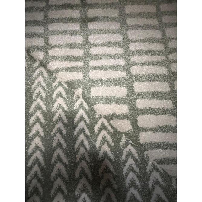 Catherine Lansfield Larsson Modern Abstract Durable Easy-Care Carved High Density Polyproplyene Light Sage Green/Cream Rug