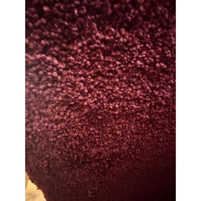 Sierra 9000 Plush Soft High-Density Stain-Resistant Plain Textured Polypropylene Shaggy Ruby Rug