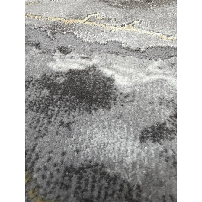 Craft 23270 Modern Abstract Marbled Soft Textured Ivory/Grey/Gold Rug
