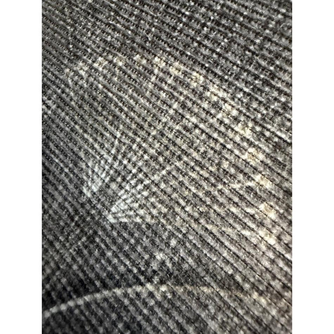 Washable Catherine Lansfield Deco Peacock Lightweight Printed Polyester Flatweave Silver Rug