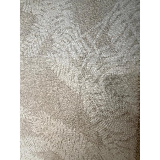 Washable Harlequin Extravagance Champagne Modern Floral Botanical Textured Lightweight Printed Recycled Polyester Flatweave Champagne Ivory/Pale Sand Beige/Soft Linen Rug