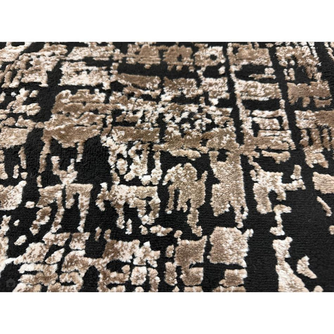 Belgravia Nexus BLG03 Modern Abstract Distressed Grid Metallic Shimmer Soft Textured Hi-Lo Polyblend Short Pile Warm Mocha/Taupe/Ivory/Charcoal/Stone Grey/Sand Rug