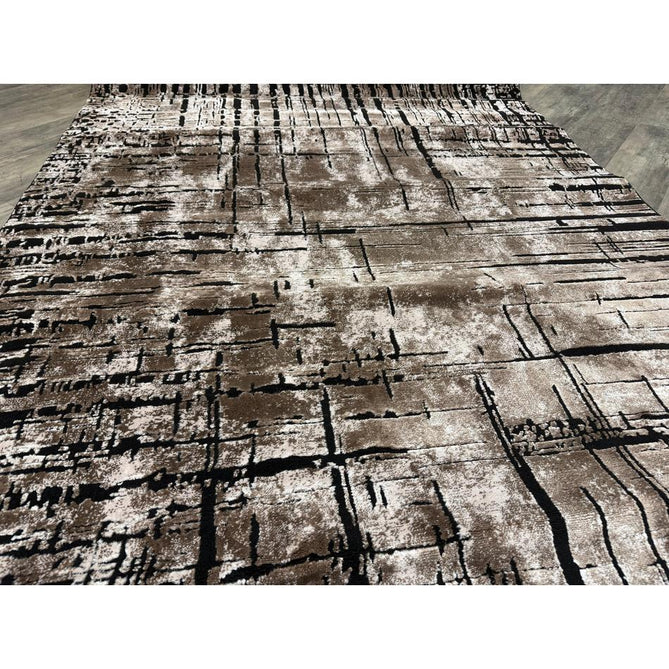 Belgravia Nexus BLG03 Modern Abstract Distressed Grid Metallic Shimmer Soft Textured Hi-Lo Polyblend Short Pile Warm Mocha/Taupe/Ivory/Charcoal/Stone Grey/Sand Rug