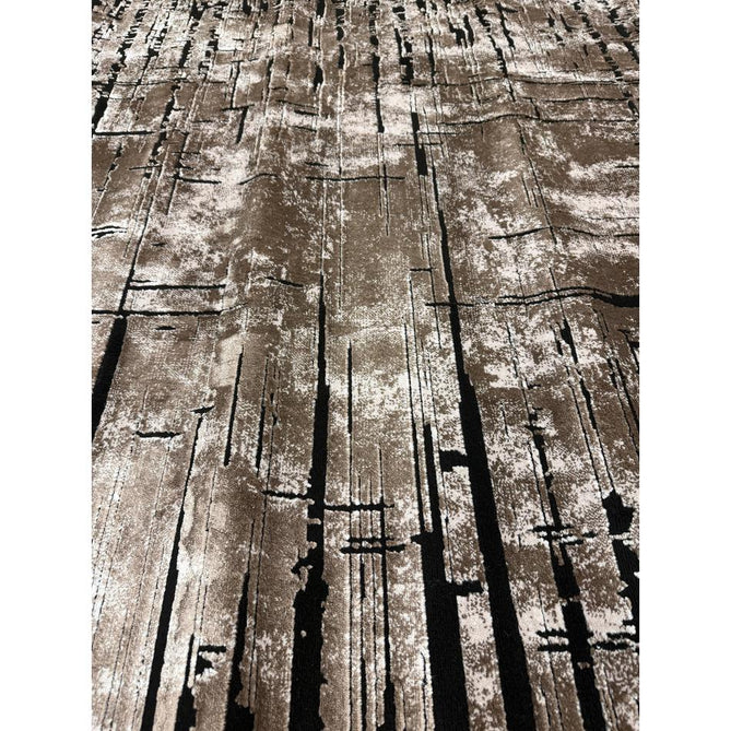 Belgravia Nexus BLG03 Modern Abstract Distressed Grid Metallic Shimmer Soft Textured Hi-Lo Polyblend Short Pile Warm Mocha/Taupe/Ivory/Charcoal/Stone Grey/Sand Rug