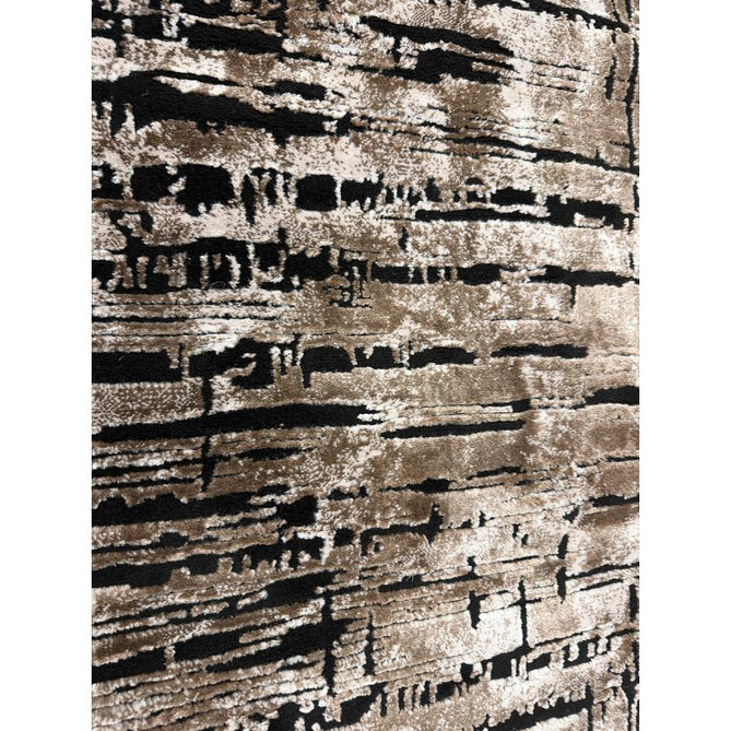 Belgravia Nexus BLG03 Modern Abstract Distressed Grid Metallic Shimmer Soft Textured Hi-Lo Polyblend Short Pile Warm Mocha/Taupe/Ivory/Charcoal/Stone Grey/Sand Rug