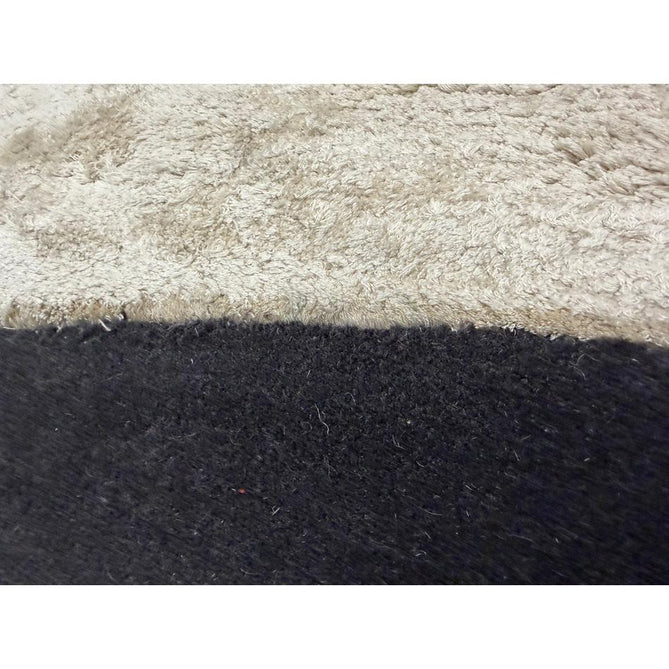 Matrix MAX104 Signature Modern Abstract Hand-Woven High-Density Soft Textured Shimmer Wool & Viscose Blend Burnt Ochre/Off White/Champagne Beige/Deep Charcoal Rug