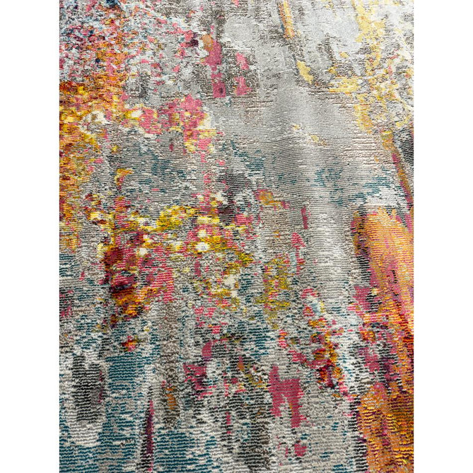 Celestial CES02 Modern Abstract Ribbed Texture Durable Low Profile Short Pile Sealife Rug