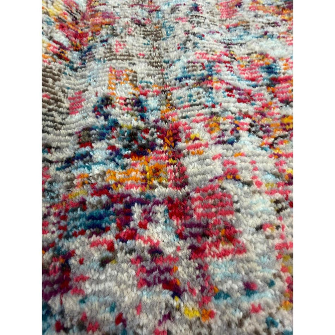 Celestial CES02 Modern Abstract Ribbed Texture Durable Low Profile Short Pile Sealife Rug