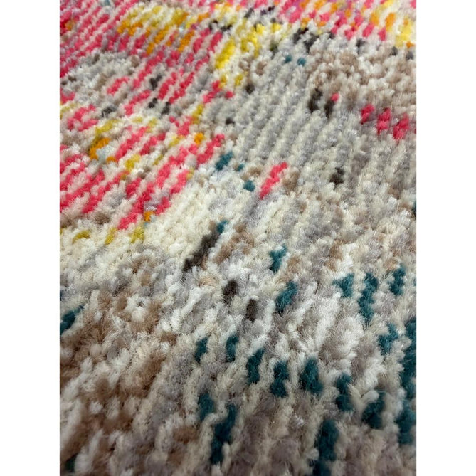 Celestial CES02 Modern Abstract Ribbed Texture Durable Low Profile Short Pile Sealife Rug