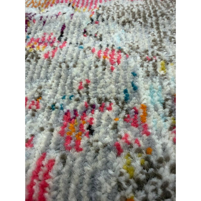 Celestial CES02 Modern Abstract Ribbed Texture Durable Low Profile Short Pile Sealife Rug