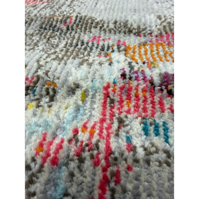 Celestial CES02 Modern Abstract Ribbed Texture Durable Low Profile Short Pile Sealife Rug