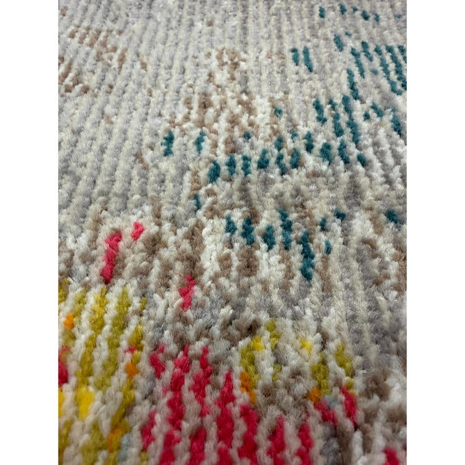 Celestial CES02 Modern Abstract Ribbed Texture Durable Low Profile Short Pile Sealife Rug