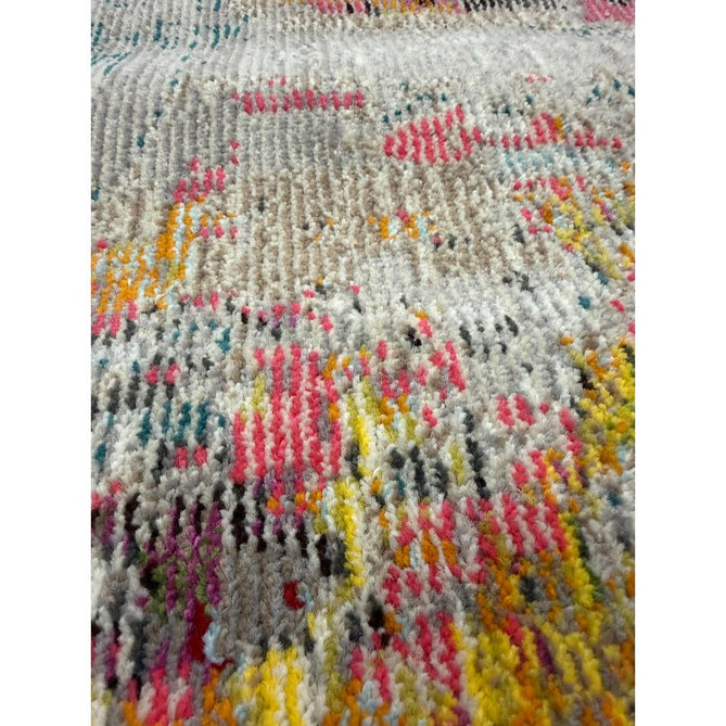 Celestial CES02 Modern Abstract Ribbed Texture Durable Low Profile Short Pile Sealife Rug