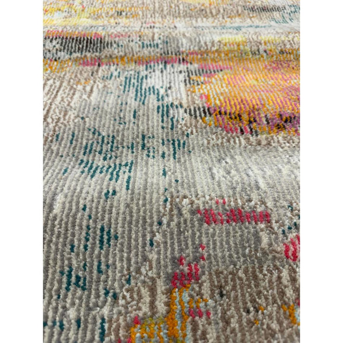 Celestial CES02 Modern Abstract Ribbed Texture Durable Low Profile Short Pile Sealife Rug