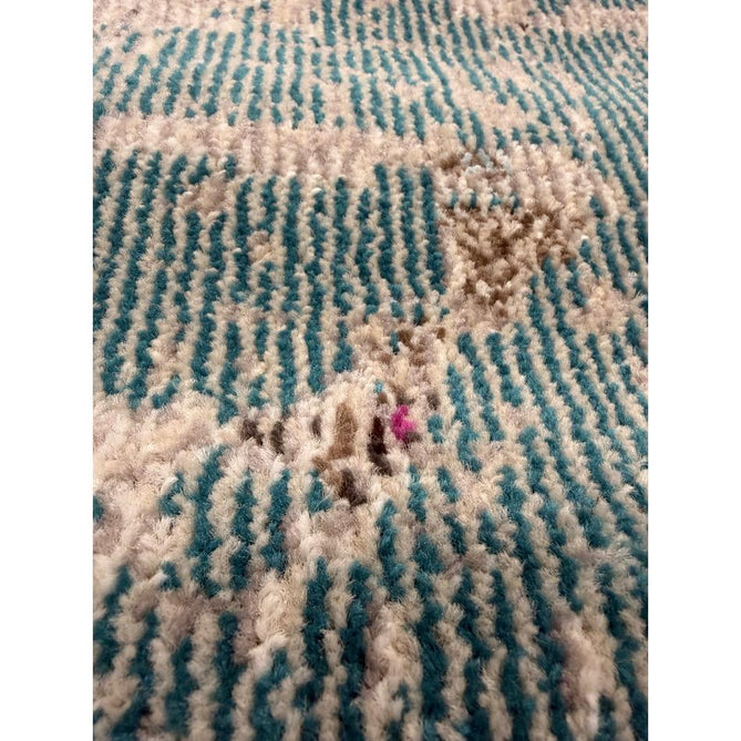 Celestial CES02 Modern Abstract Ribbed Texture Durable Low Profile Short Pile Sealife Rug