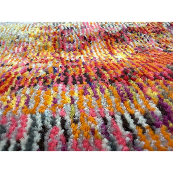 Celestial CES02 Modern Abstract Ribbed Texture Durable Low Profile Short Pile Sealife Rug