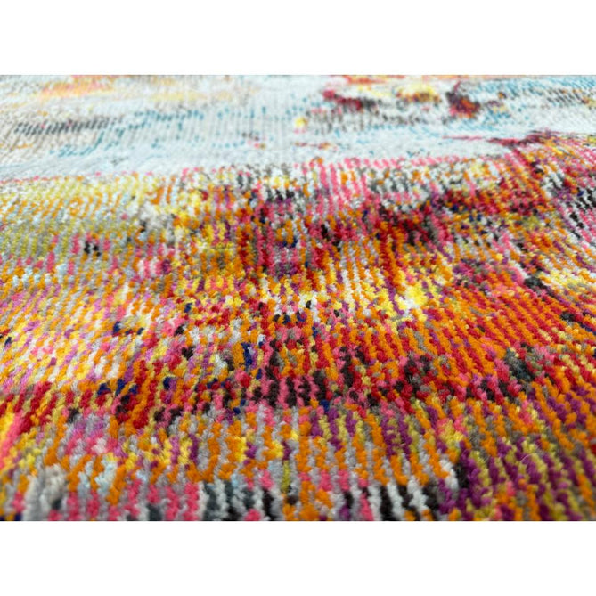 Celestial CES02 Modern Abstract Ribbed Texture Durable Low Profile Short Pile Sealife Rug