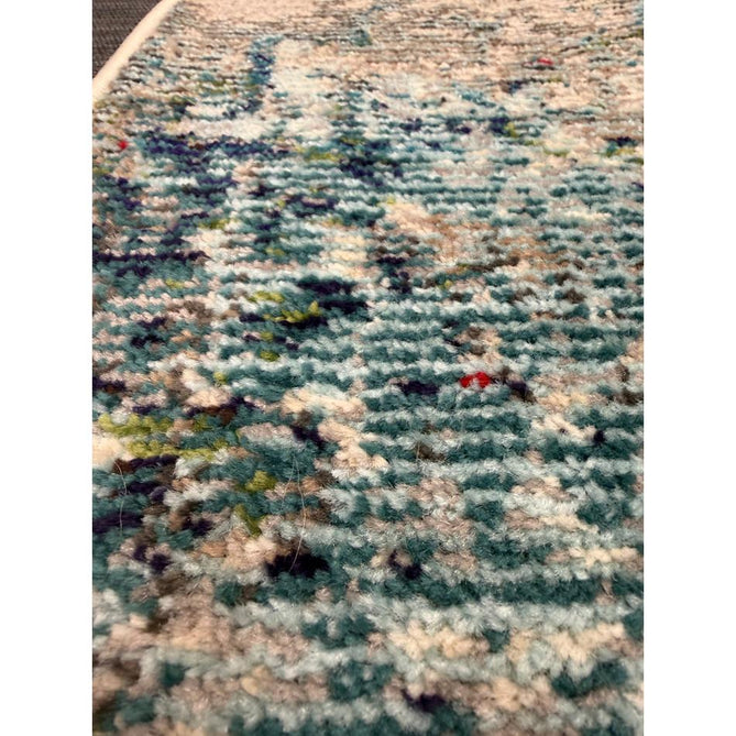 Celestial CES02 Modern Abstract Ribbed Texture Durable Low Profile Short Pile Sealife Rug