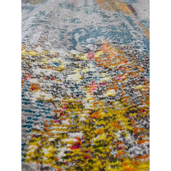 Celestial CES02 Modern Abstract Ribbed Texture Durable Low Profile Short Pile Sealife Rug