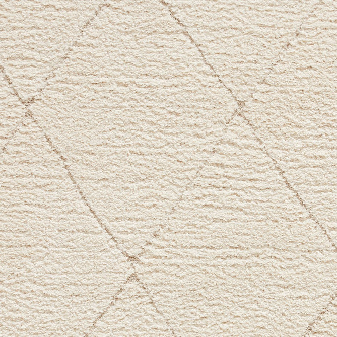 Ideal Shaggy 80260 Modern Plain Berber Textured Soft-Touch Carved Boho Shaggy Cream Rug 120 x 170 cm-Rug Love-Rug Love - The Most Loved Rug Store