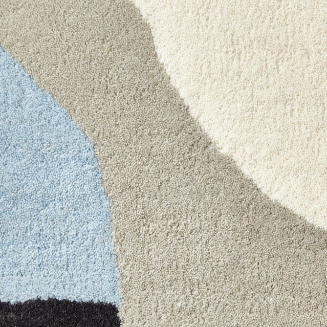 Inaluxe Modern Abstract Designer Wool Composition IX06 Grey/Multicolour Rug-Think Rugs-Rug Love - The Most Loved Rug Store