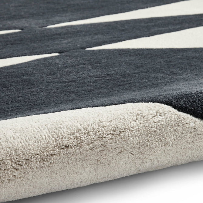Inaluxe Modern Abstract Designer Wool Crystal Palace IX07 Beige/Black Rug-Think Rugs-Rug Love - The Most Loved Rug Store