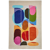 Inaluxe Modern Abstract Designer Wool Drift IX13 Multicolour Rug