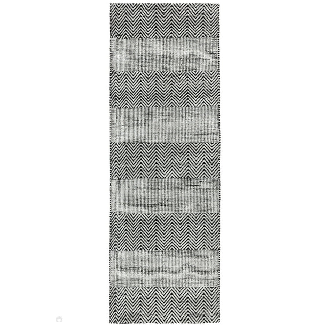Ives Modern Geometric Chevron Zigzag Hand-Woven Jute&Cotton Durable Textured Soft-Touch Flatweave Grey Rug-Asiatic Carpets-Rug Love - The Most Loved Rug Store