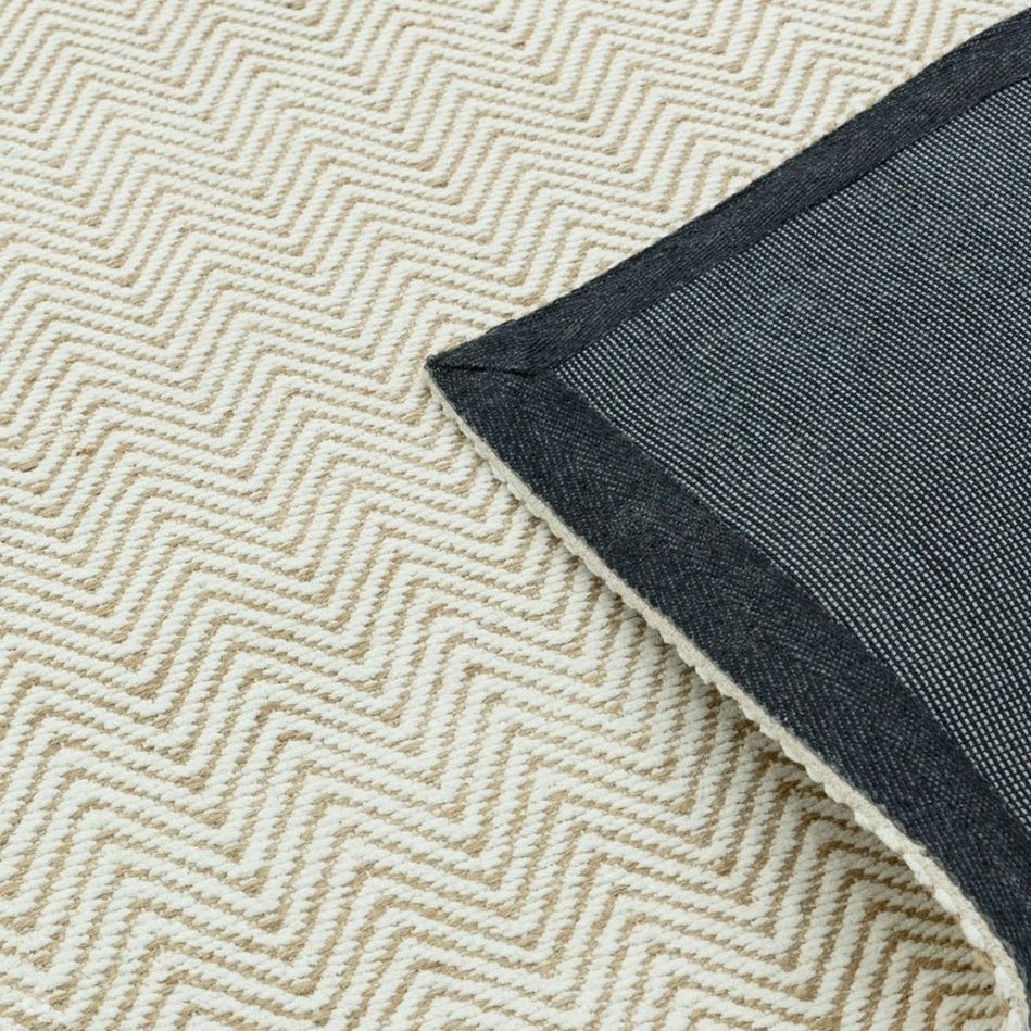 On Sale Ives Modern Geometric Chevron Zigzag Hand-Woven Jute&Cotton ...