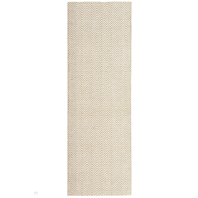 Ives Modern Geometric Chevron Zigzag Hand-Woven Jute&Cotton Durable Textured Soft-Touch Flatweave Natural/Cream Runner-Asiatic Carpets-Rug Love - The Most Loved Rug Store