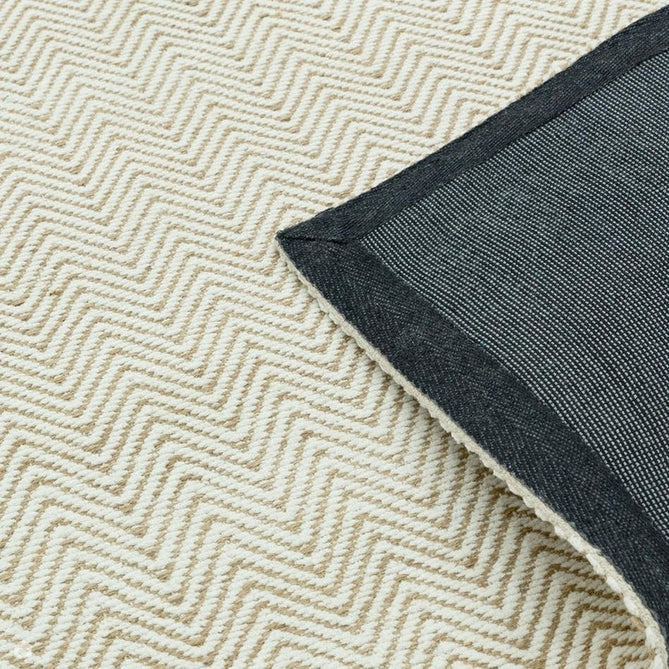 Ives Modern Geometric Chevron Zigzag Hand-Woven Jute&Cotton Durable Textured Soft-Touch Flatweave Natural/Cream Runner-Asiatic Carpets-Rug Love - The Most Loved Rug Store