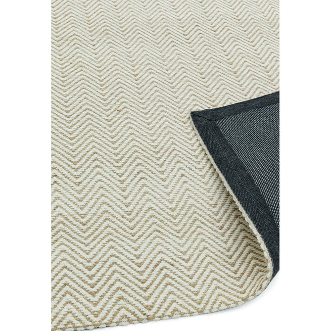 Ives Modern Geometric Chevron Zigzag Hand-Woven Jute&Cotton Durable Textured Soft-Touch Flatweave Natural/Cream Runner-Asiatic Carpets-Rug Love - The Most Loved Rug Store
