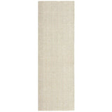 Ives Modern Geometric Chevron Zigzag Hand-Woven Jute&Cotton Durable Textured Soft-Touch Flatweave Natural/Cream Runner