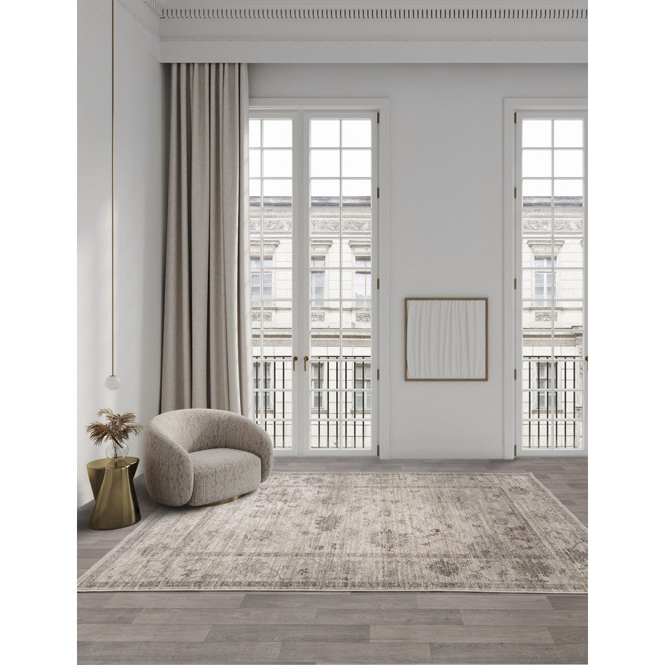 Kenji Roland Jasper Rug On Sale Jasper JA02 Traditional Vintage Distressed Shimmer Floral ...