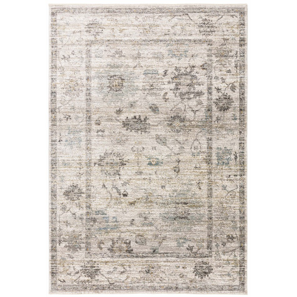 On Sale Jasper JA02 Traditional Vintage Distressed Shimmer Floral ...