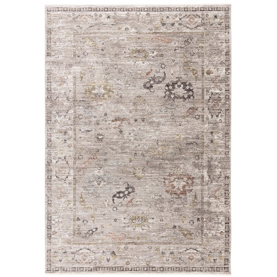On Sale Jasper JA04 Traditional Vintage Distressed Shimmer Floral ...