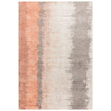 Juno Modern Abstract Tonal Ombre Hand-Woven Textured Shimmer Viscose Flatweave Ginger Orange/Rust/Beige/Charcoal Rug
