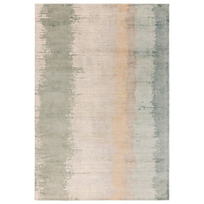 Juno Modern Abstract Tonal Ombre Hand-Woven Textured Shimmer Viscose Flatweave Verdant Sage Green/Beige/Grey/Mint/Taupe Rug-Asiatic Carpets-Rug Love - The Most Loved Rug Store