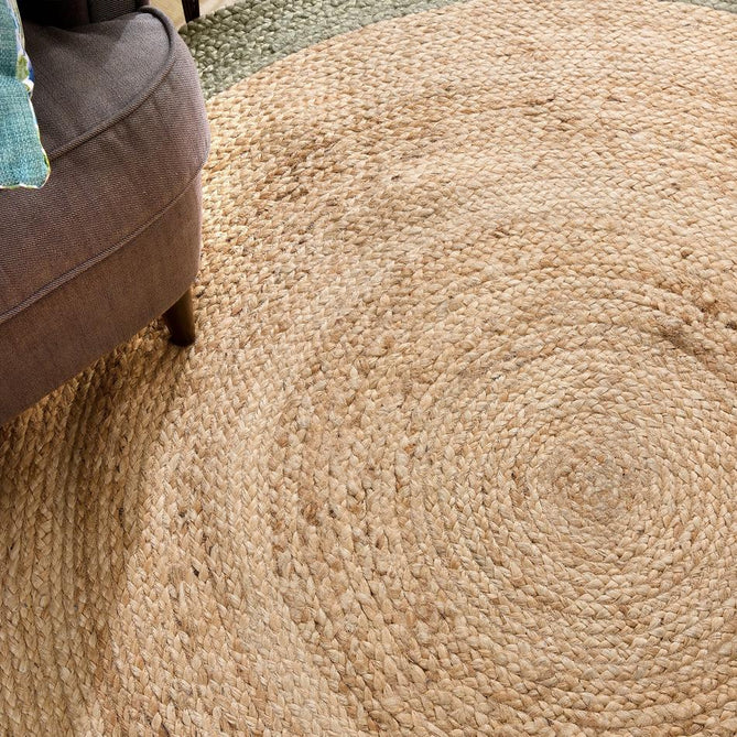 Jute Border Sage Green Rug