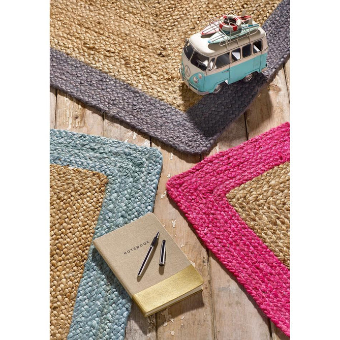 Jute Border Sage Green Rug