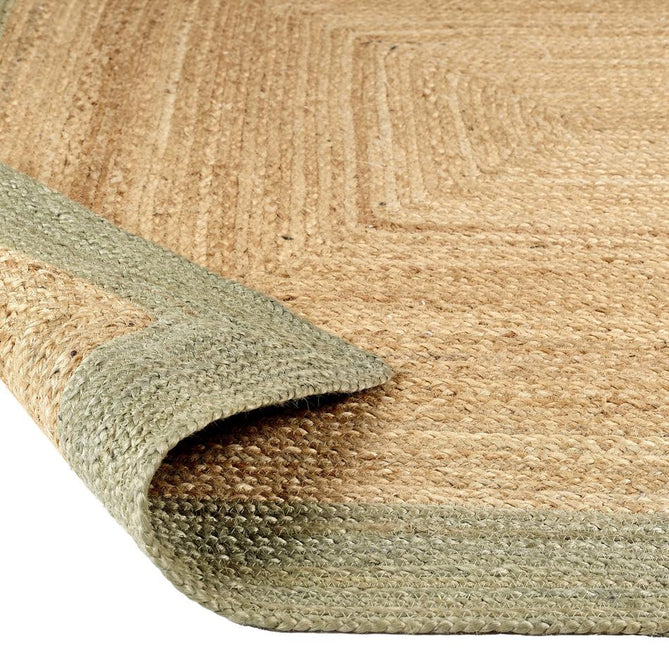 Jute Border Sage Green Runner-Origins-Rug Love - The Most Loved Rug Store