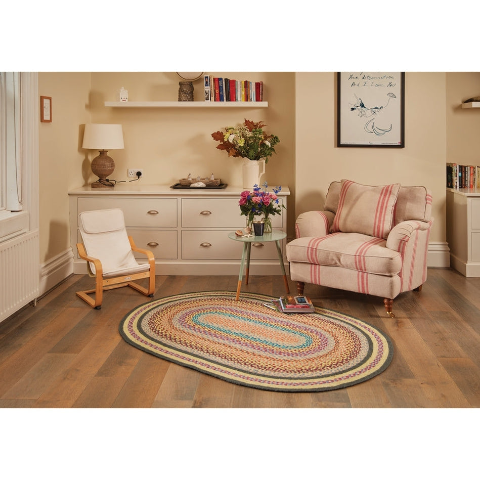 Jute Oval Shaped Rug - 160cm x 230cm