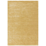 Katherine Carnaby Chrome Luxury Modern Plain Distressed Tonal Metallic Shimmer Hand-Woven High-Density Heavyweight Soft Textured Silky Viscose Gold Rug