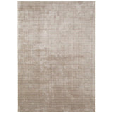 Katherine Carnaby Chrome Modern Designer Plain High-Density Heavyweight Hand-Woven Silky Smooth Shimmer Viscose Stripe Barley Rug