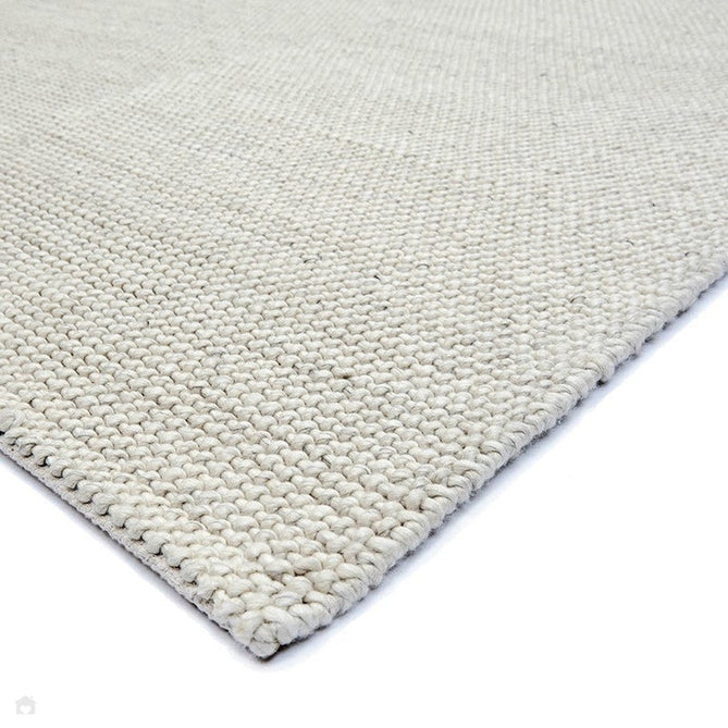 Katherine Carnaby Coast CS03 Modern Designer Plain Hand-Woven Textured Wool&Viscose Flatweave Cream Rug-Asiatic Carpets-Rug Love - The Most Loved Rug Store