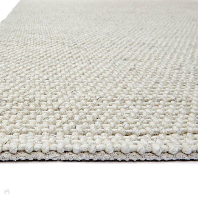 Katherine Carnaby Coast CS03 Modern Designer Plain Hand-Woven Textured Wool&Viscose Flatweave Cream Rug-Asiatic Carpets-Rug Love - The Most Loved Rug Store